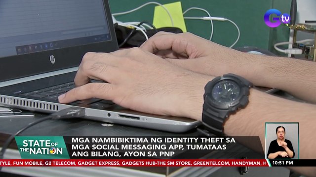 Mga nambibiktima ng identity theft sa mga social messaging app, tumataas ang bilang, ayon sa PNP| SONA