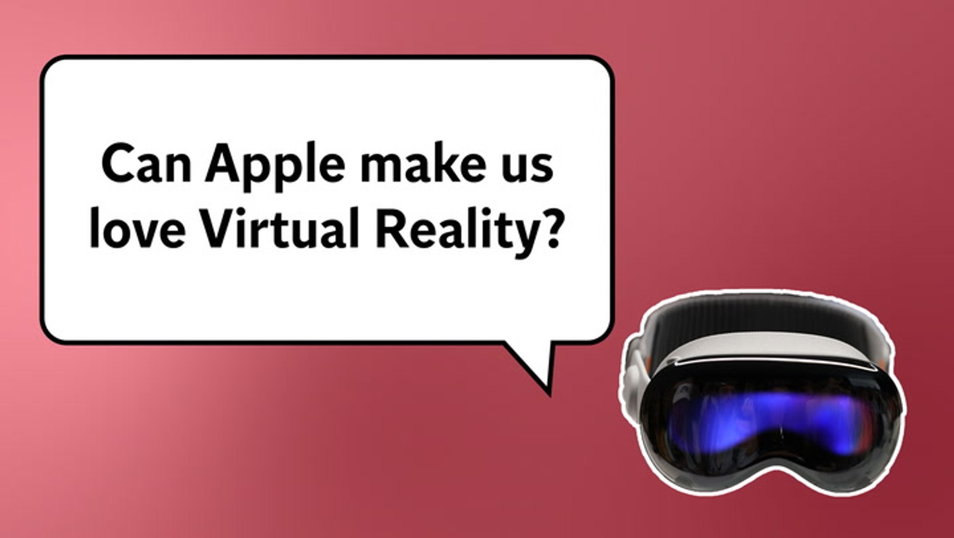 ⁣Can Apple make us love virtual reality? | You Ask The Questions
