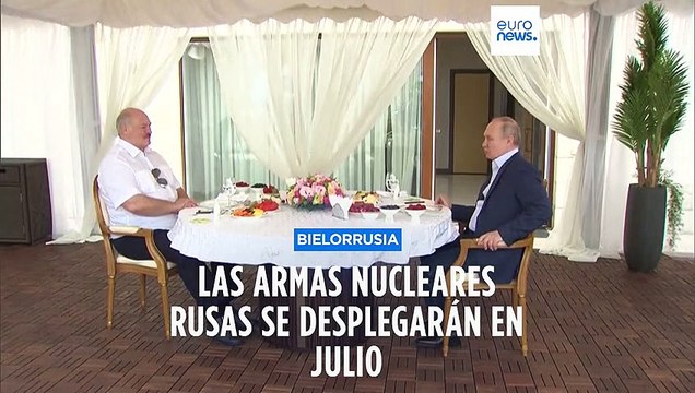Vladímir Putin confirma el despliegue en julio de armas nucleares tácticas en Bielorrusia
