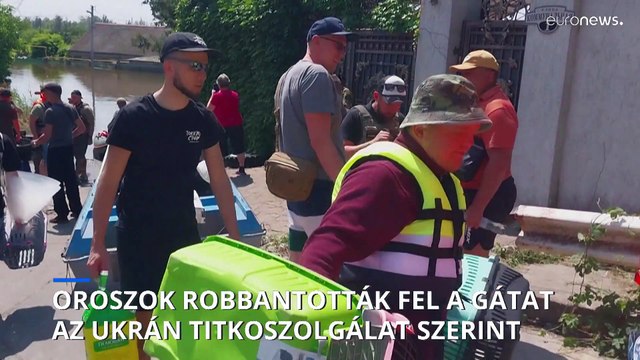Orosz katonák lehallgatott beszélgetésben ismerték be a gátrobbantást ukrán közlés szerint