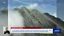 5 volcanic tremors, naitala sa Bulkang Taal mula 5AM - 5PM; Bulkang Kanlaon, nagtala ng 3 volcanic earthquakes | Saksi