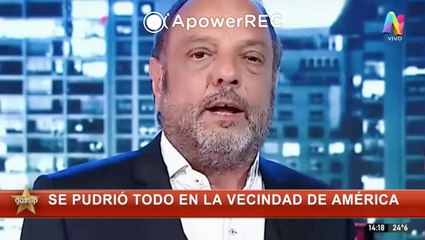 La interna en América TV entre Fernando Dente y Baby Etchecopar