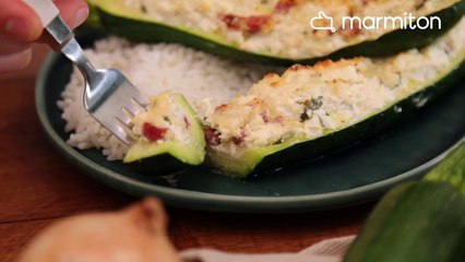 Succombez à ces courgettes farcies à la ricotta et au jambon