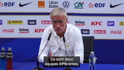 Finale - Deschamps : "Je vais la regarder avec beaucoup d'attention et en toute décontraction !"