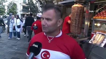 Taksim'de Şampiyonlar Ligi coşkusu