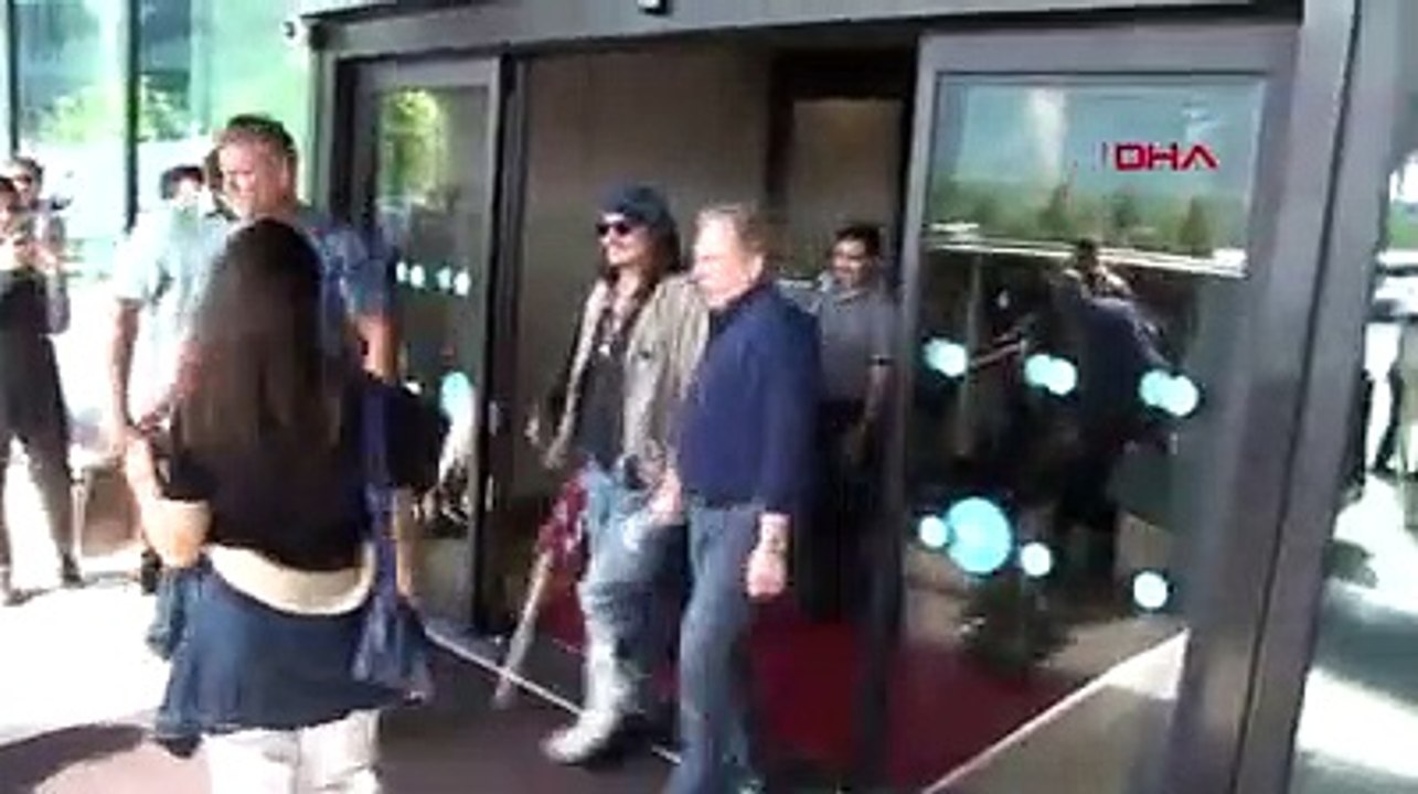 Johnny Depp İstanbul'a geldi