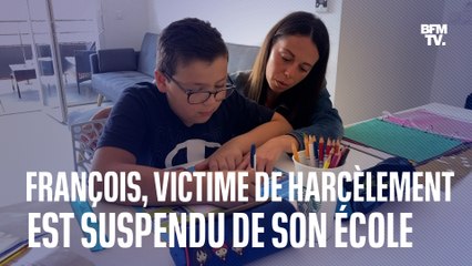 "Depuis le CP, ils me disent des gros mots": Victime de harcèlement, François, 10 ans, élève en CM2, est suspendu de son école o