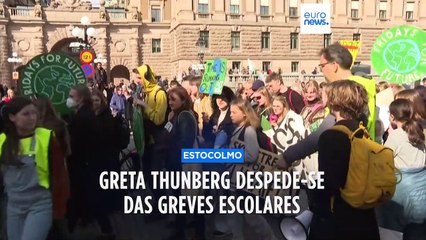 Greta Thunberg despede-se das greves escolares mas não dos protestos pelo clima