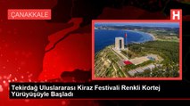 Tekirdağ Uluslararası Kiraz Festivali Renkli Kortej Yürüyüşüyle Başladı