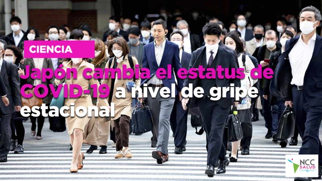 Japón cambia el estatus de COVID-19 a nivel de gripe estacional