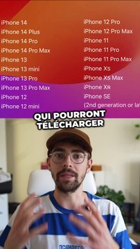 Tu ne pourras plus installer IOS 17 sur ces deux iPhones