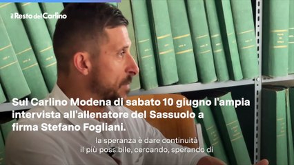 Mister Dionisi tra futuro e mercato: "Questo Sassuolo crescerà"