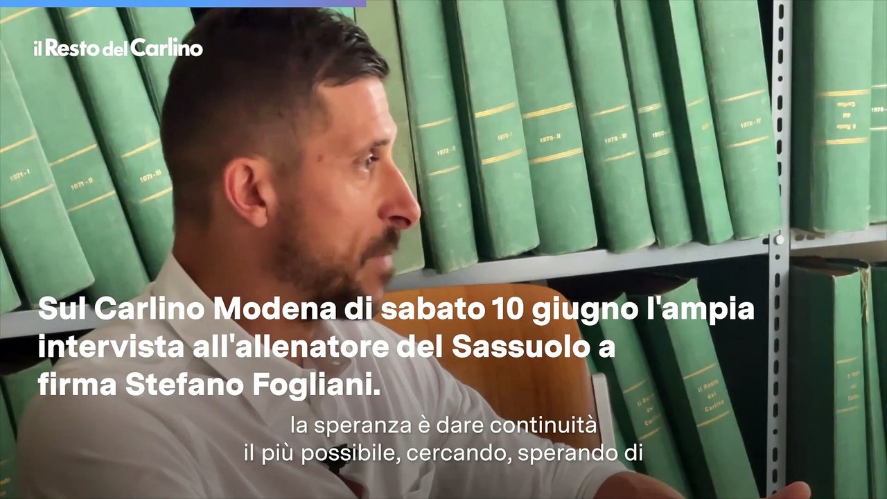 Mister Dionisi tra futuro e mercato: "Questo Sassuolo crescerà"