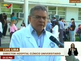 Director del Hosp. Universitario de Caracas Luis Lira, comentó que el proceso es rápido y sencillo