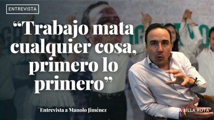 “Trabajo mata cualquier cosa, primero lo primero” l Entrevista a Manolo Jiménez
