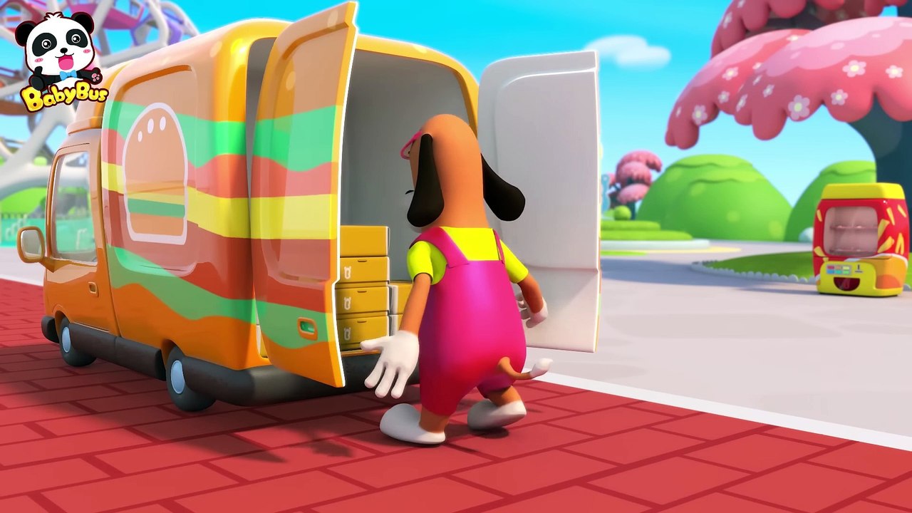 La Hamburguesa y las Papas Fritas | Canciones Infantiles | Video Para Niños | BabyBus Español