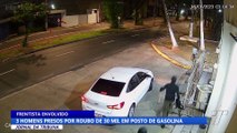 3 homens presos por roubo de 30 mil em posto de gasolina