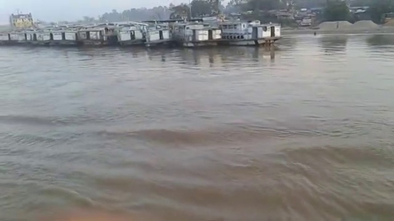 Crossing River By Ferry | Exciting River Journey By Ferry