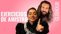 Jason Momoa e Isabela Merced ¿se conocen? I Ejercicios de amistad I Glamour México y Latinoamérica