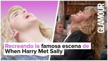 Recreando la escena del orgasmo de When Harry Met Sally en público