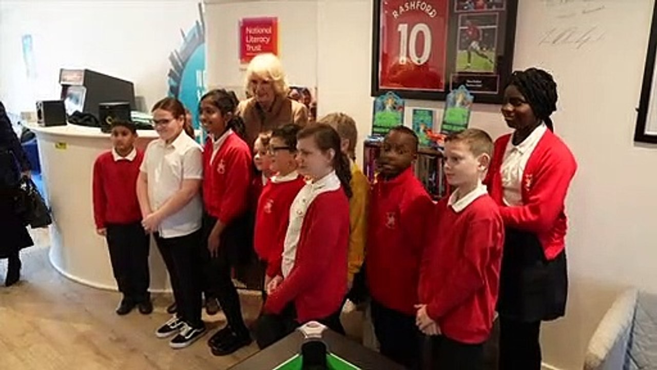 Royals visit Rashford's youth club with Southgate
