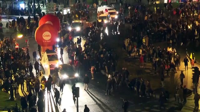 Watch: One million on the streets against controversial pension reform plans in France