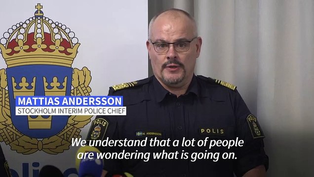 Swedish police report surge in serious crime in Stockholm