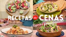 5 recetas de cenas ligeras, económicas y fáciles de preparar