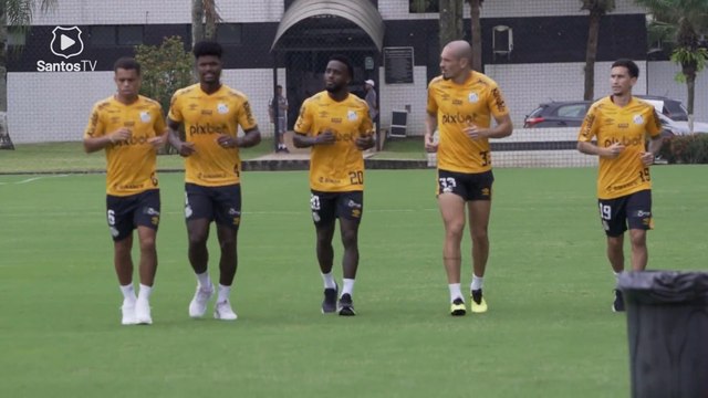 Santos faz o penúltimo treino antes da rodada do Paulistão.