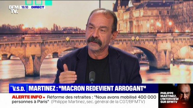 Philippe Martinez (CGT): Quand tous les syndicats sont contre la réforme des retraites, il y a des antennes qui doivent se réveiller