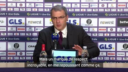 Toulouse - Comolli en colère : “15 ans d'arrogance et de médiocrité de l'arbitrage français”