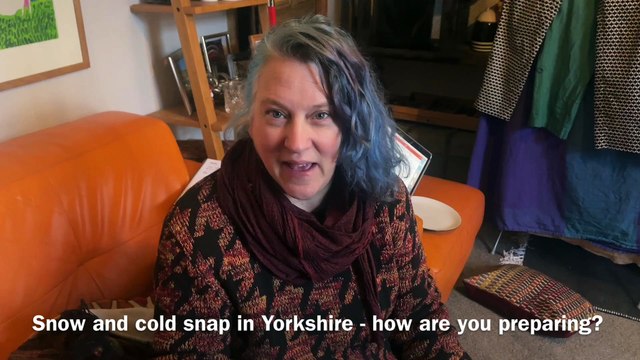 UK Snow: Cold snap in Yorkshire as people prepare for the cold weather