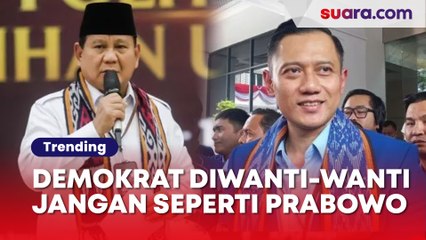 Partai Demokrat Diwanti-wanti Jangan Seperti Prabowo: Dibenci dan Ditinggalkan Pemilihnya