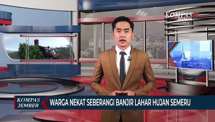 Скачать видео: Warga Seberangi Banjir Lahar Hujan Semeru untuk Pulang ke Rumah