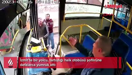Otobüs şoförüne dehşeti yaşattı! Defalarca yumruklayıp hastanelik etti