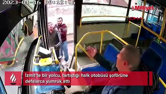 Otobüs şoförüne dehşeti yaşattı! Defalarca yumruklayıp hastanelik etti