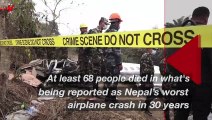 Eyewitness Video Captures Nepal Airplane Tilting Right Before Crash