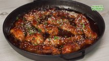 Korean Glazed Chicken Drumsticks. Recipe by Always Yummy!