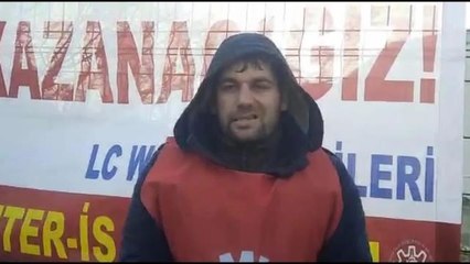 Limter-İş Genel Başkanı Saygılı: "Lc Waikiki Merkez Depo Önünde Direnişimiz Devam Ediyor.