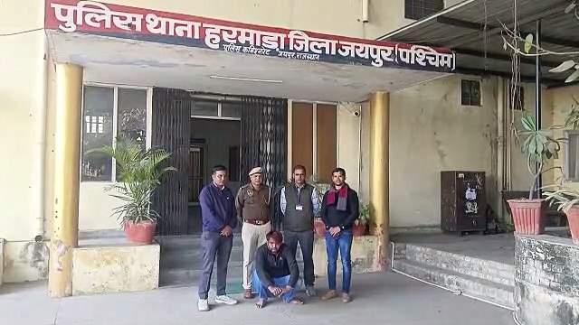ट्रक चुराकर ले गया था मेवात, पुलिस को देख पहाड़ियों पर चढ़ गया, पुलिस ने घेराबंदी कर दबोचा