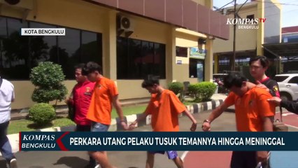 Perkara Utang Pelaku Tusuk Temannya Hingga Meninggal