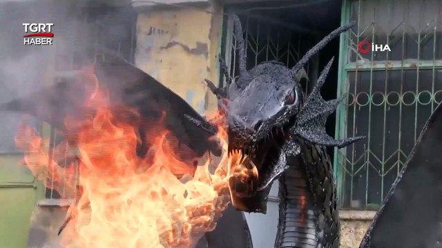 Sivas Kangalı Değil, Sivas 'Ejderha'sı! Kanat Çırpıyor, Alev Püskürtüyor - TGRT Haber