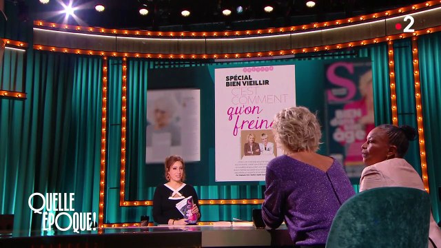 Sophie Davant parle de la sexualité chez les séniors, sur le plateau de Quelle époque !