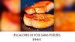 Escalopes de foie gras poêlées