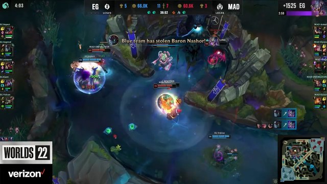 Worlds 2022, Inspired steal de Nashor