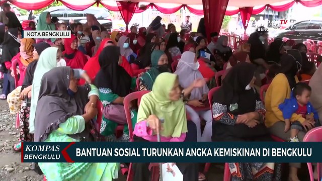 Bantuan Sosial Turunkan Angka Kemiskinan di Bengkulu