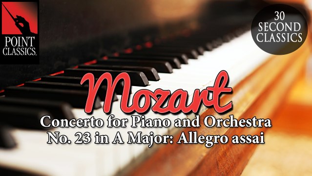Mozart: Concerto for Piano and Orchestra No. 23 in A Major : Allegro assai (excerpt)