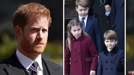 La menzione del principe Harry di George, Charlotte e Louis soprannominata "strada pericolosa da per