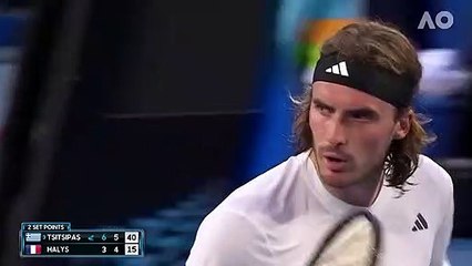 Open d'Australie - Tsitsipas trop fort pour Halys