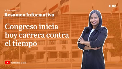 Congreso inicia hoy carrera contra el tiempo
